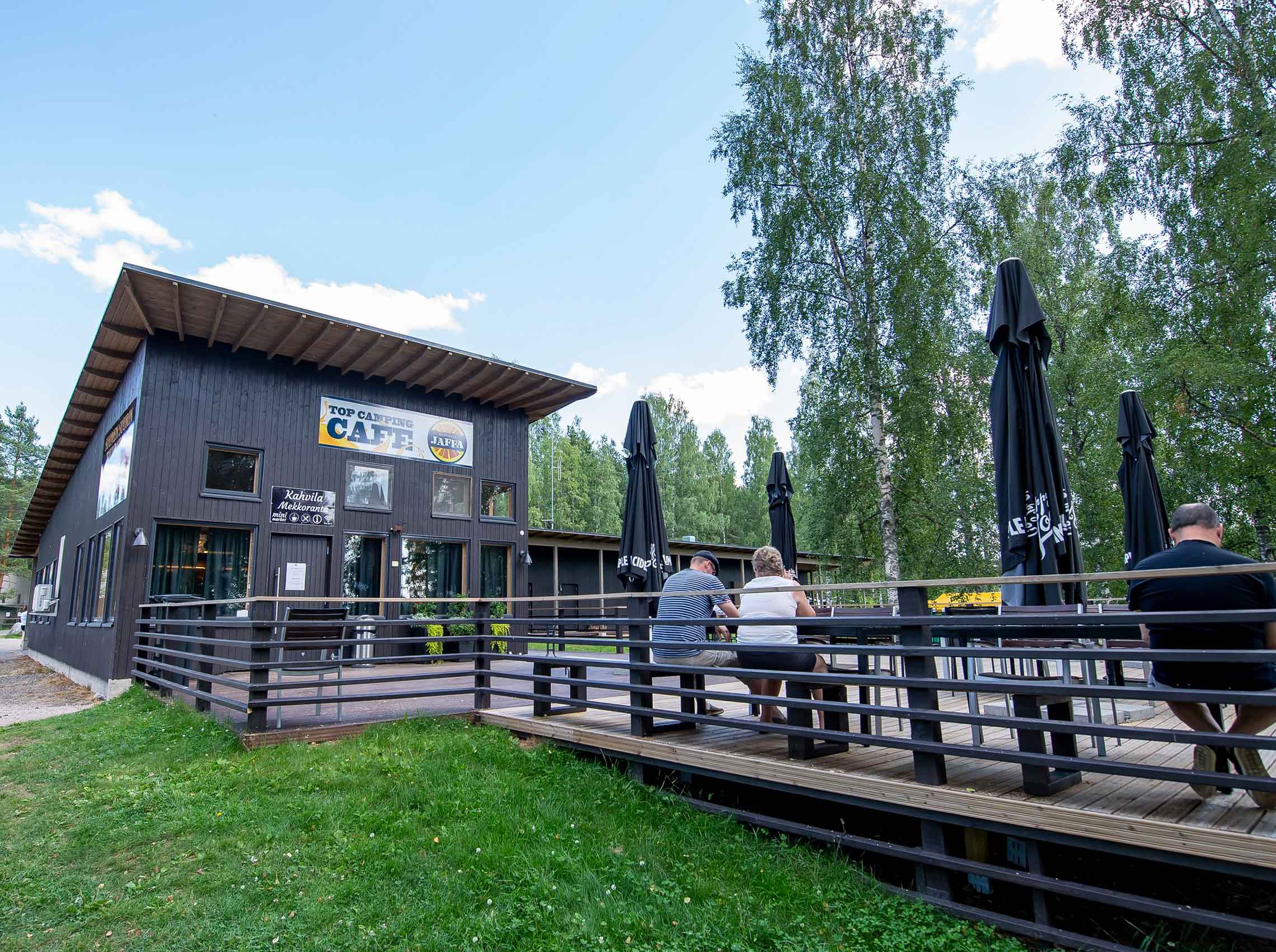 Ähtäri Zoo camping vastaanotto ja kahvio